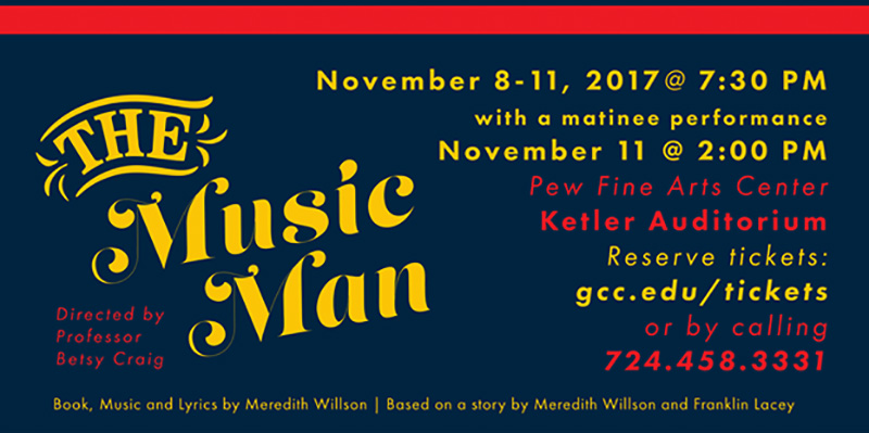 ‘The Music Man’ coming to Grove City College stage
